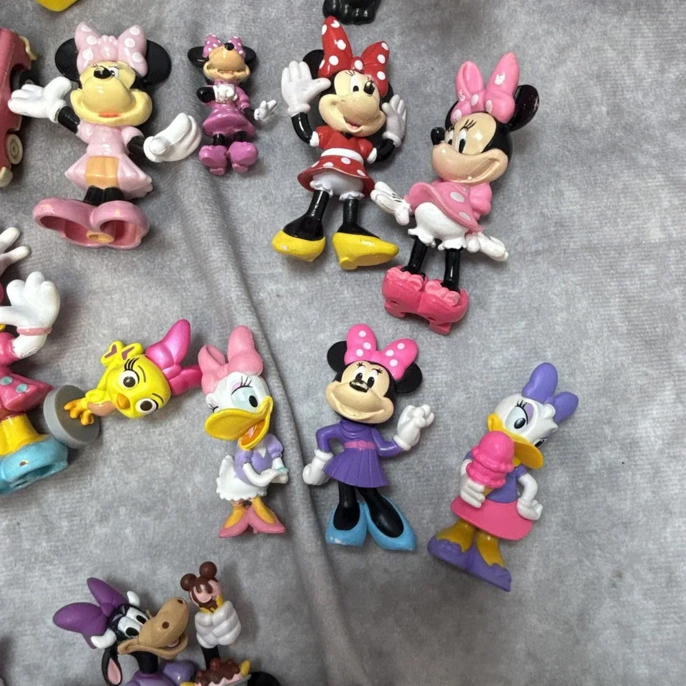 Fisher Price Little People Mickey & Minnie Mouse House Figures Lot Of 28 Vintage